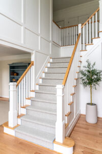 Custom millwork and stairs